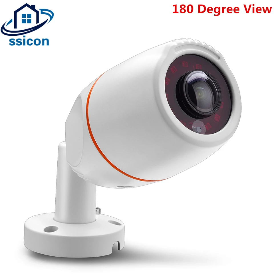 

Outdoor IP Camera 5MP H.265 1.7mm Fisheye Lens 180 Degree ONVIF Waterproof Bullet Security POE CCTV Camera Night Vision