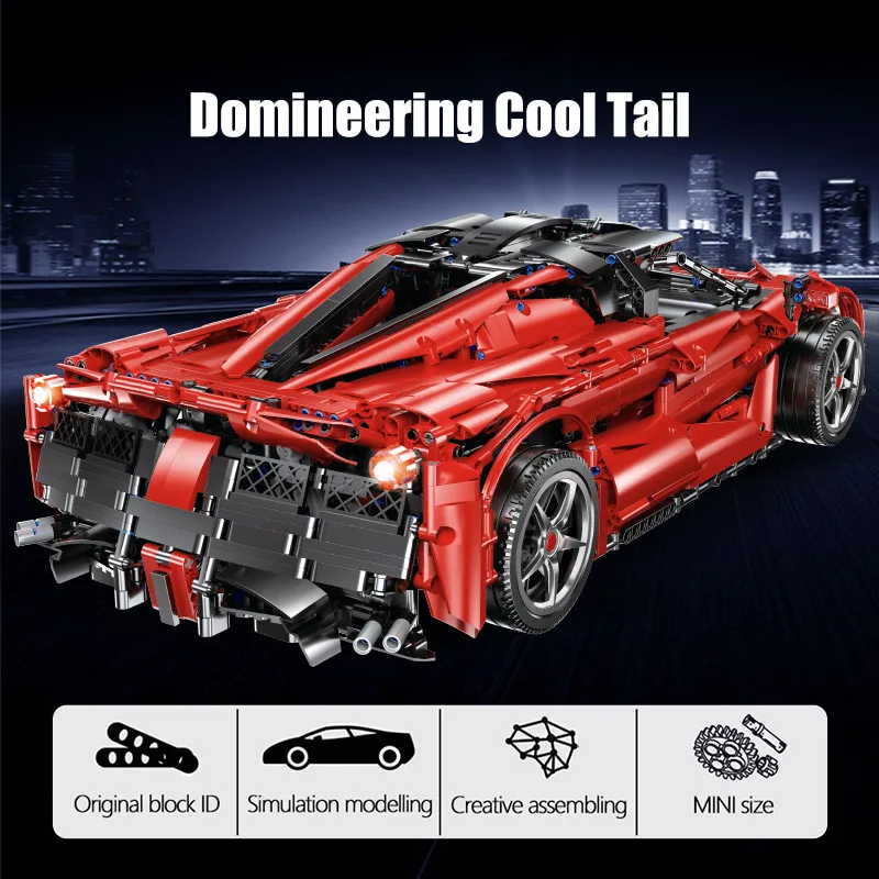 3260PCS City Remote Control MOC Sports RC /non-RC Car Building Blocks for Technical Motor Power Racing Bricks Toys Children | Игрушки и