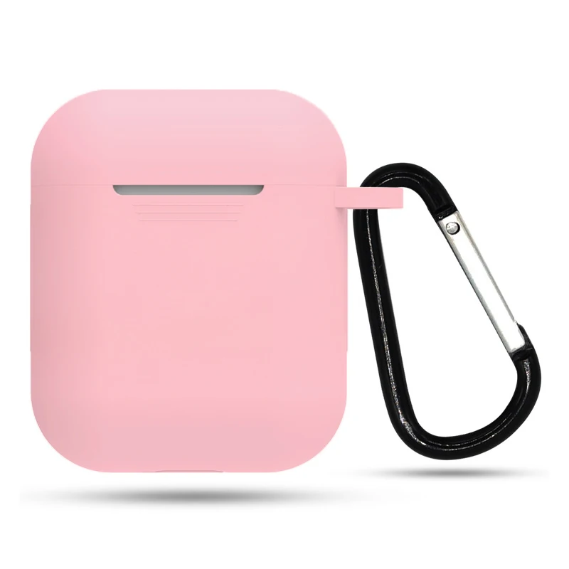 Беспроводной чехол для гарнитуры Bluetooth прозрачный Apple Airpods 2 мягкий силиконовый