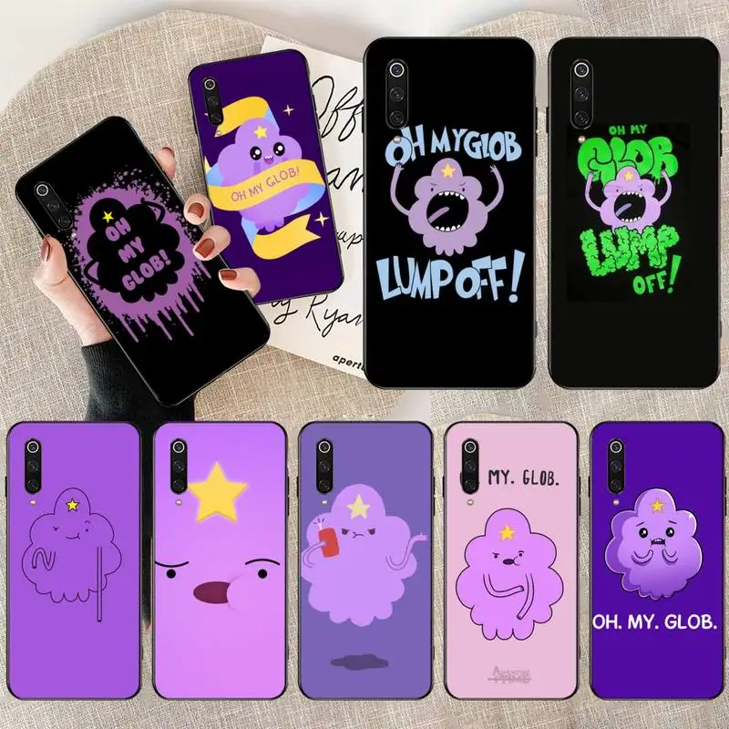 Мягкий силиконовый черный чехол для телефона CUTEWANAN Adventure Time Lumpy Space Princess Xiaomi Mi9 9SE 8SE