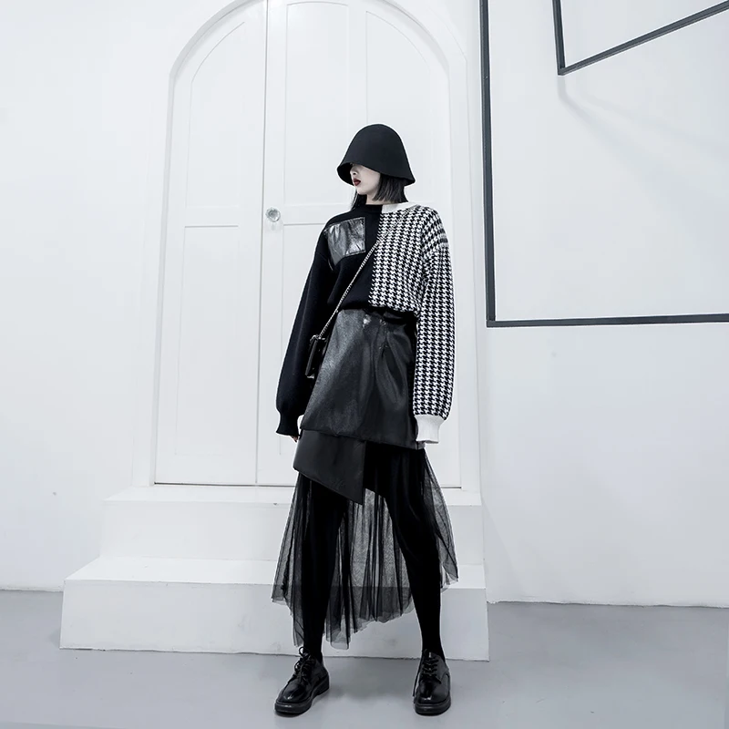 Кружевная юбка XITAO весенняя маленькая с эластичной талией | Женская одежда