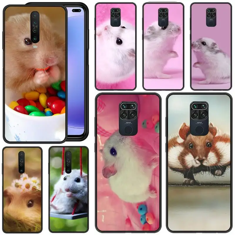 

Guinea Pig Cute Animal Pet Blue Phone Case for redmi 6A 7A 8A 9A 10X 4G note 8 8T 9S 10 K30 K20 pro max Cover