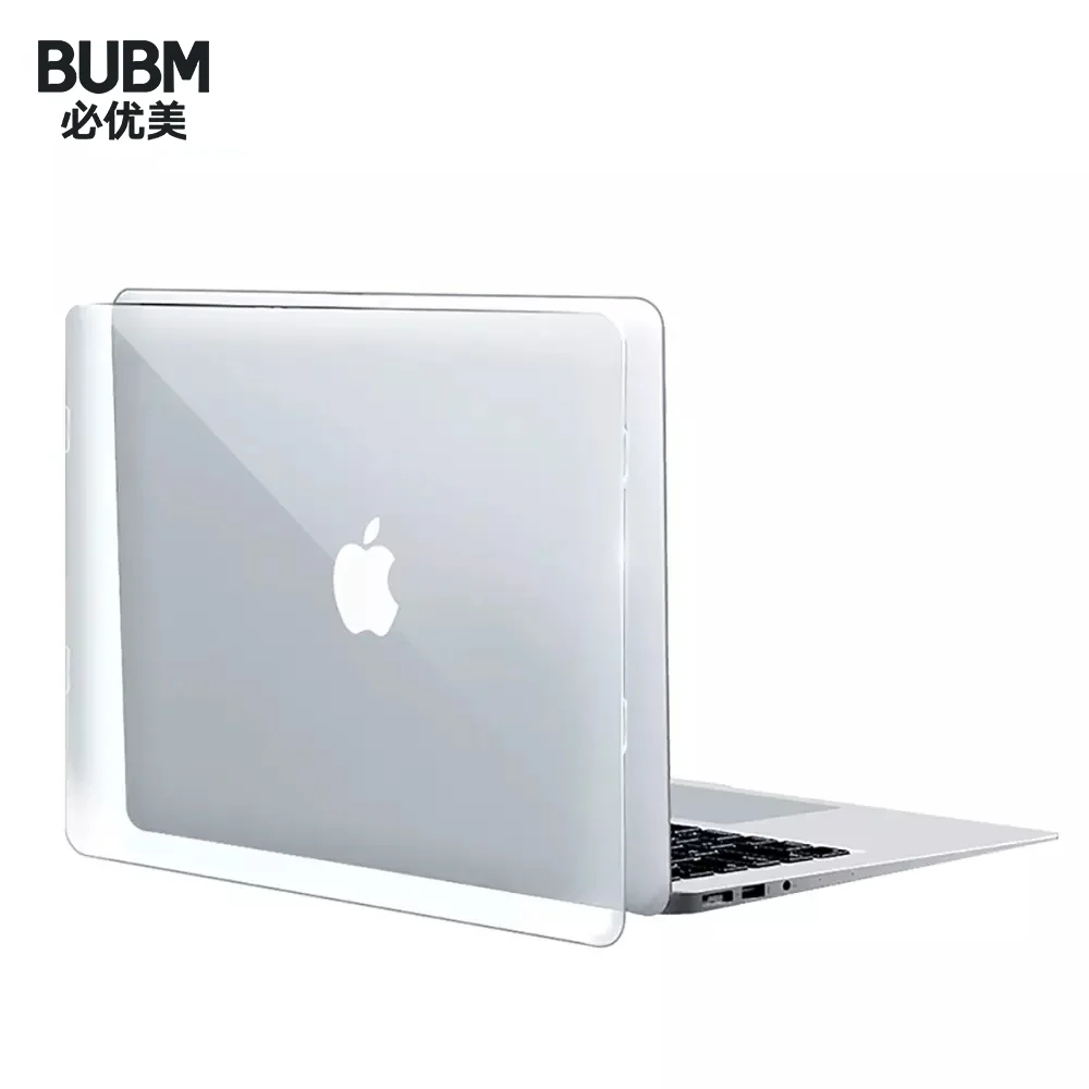 BUBM кристально чистый жесткий чехол совместимый с MacBook 12 дюймов Air 13 новейший Pro