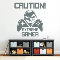 gamer wall sticker game over decal customized for kids bedroom decals video game decal gamer decor boy room decal gamer c5065
