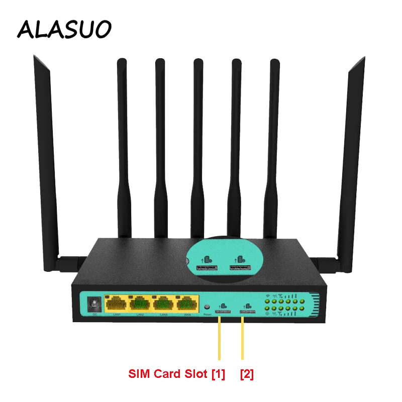 Wi Fi роутер с 2 слотами для SIM карт 3g 4g lte 300 Мбит/с|3G/4G роутеры| |