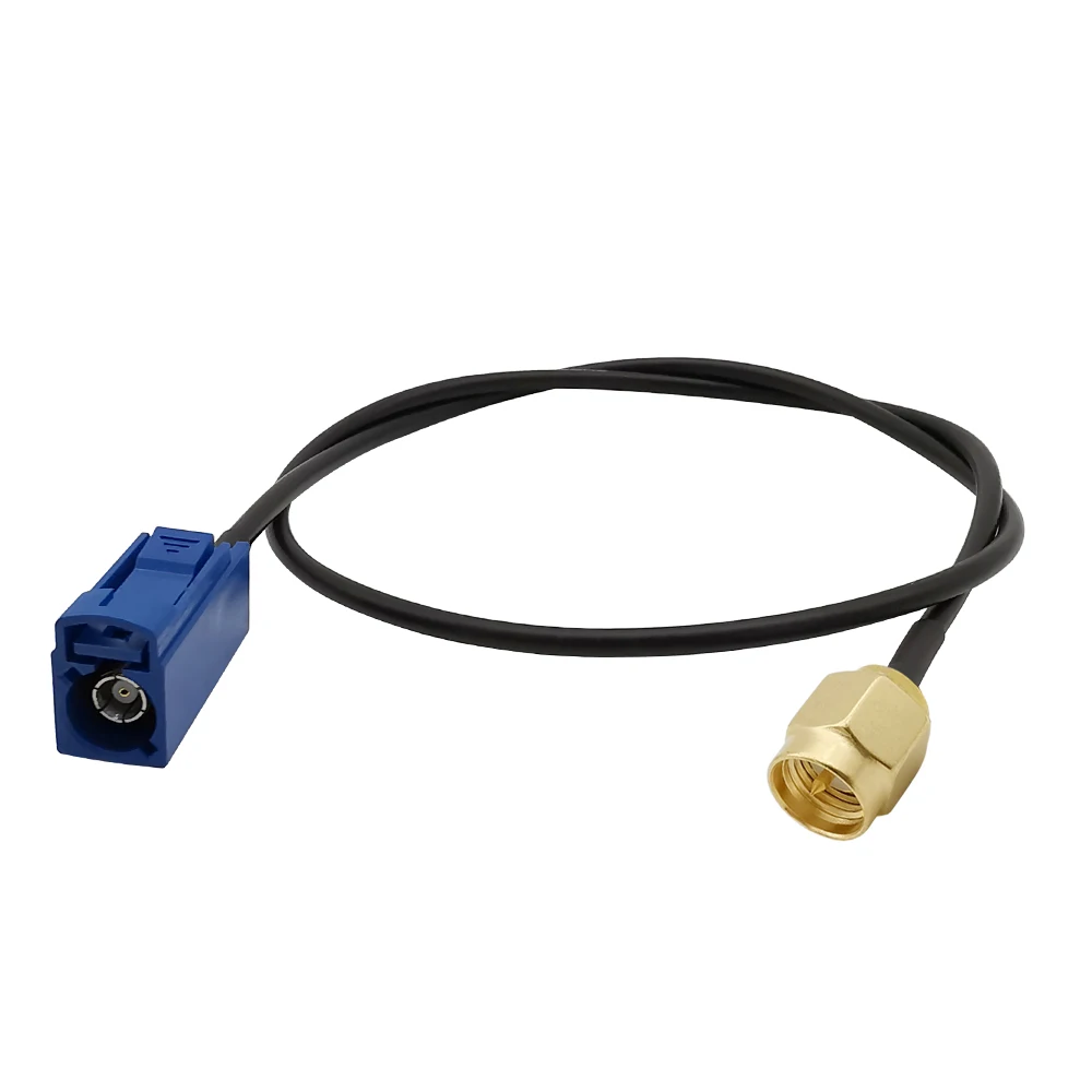 

SMA Male Plug to Fakra C Female Jack Connector RG174 Cable Pigtail for Wireless GPS GSM Antenna 10-50cm