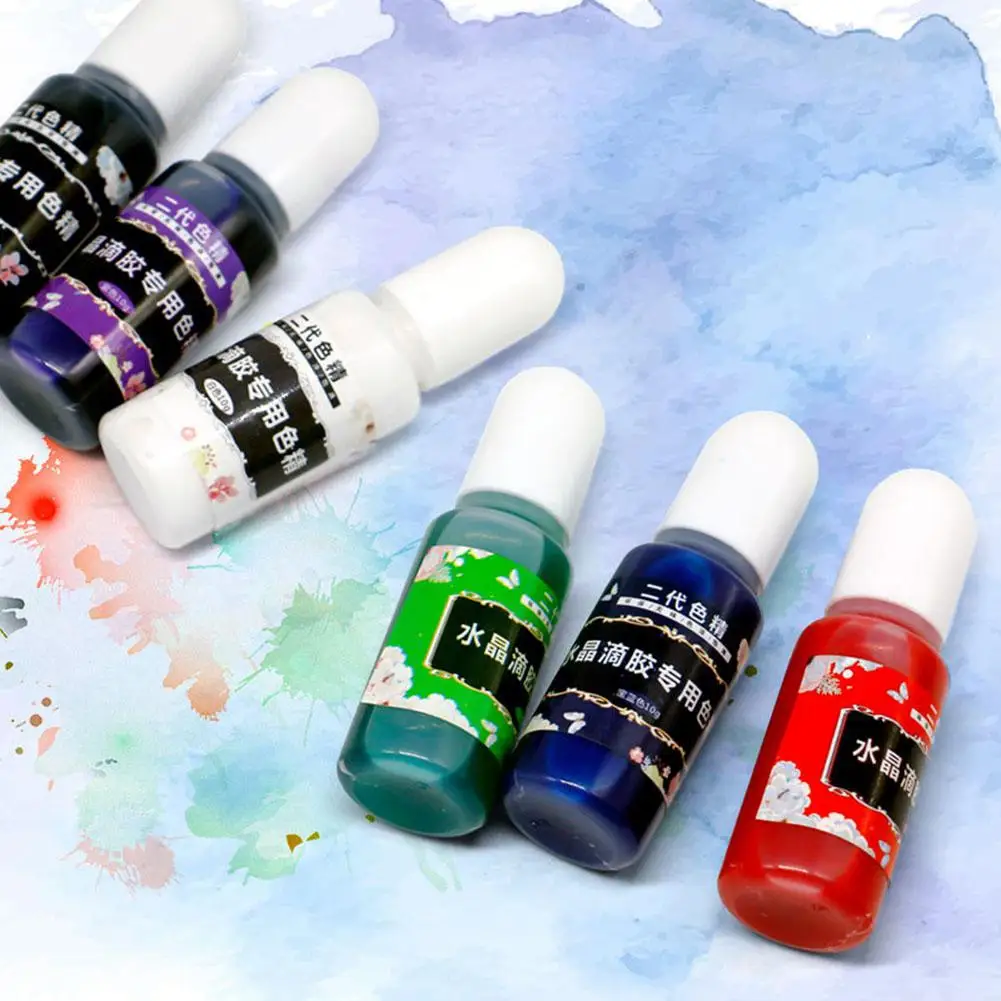 

10 мл эпоксидной смолы пигментные чернила УФ Смола окрашивающий краситель красящая смола пигмент DIY ручной работы Рукоделие арт наборы для у...