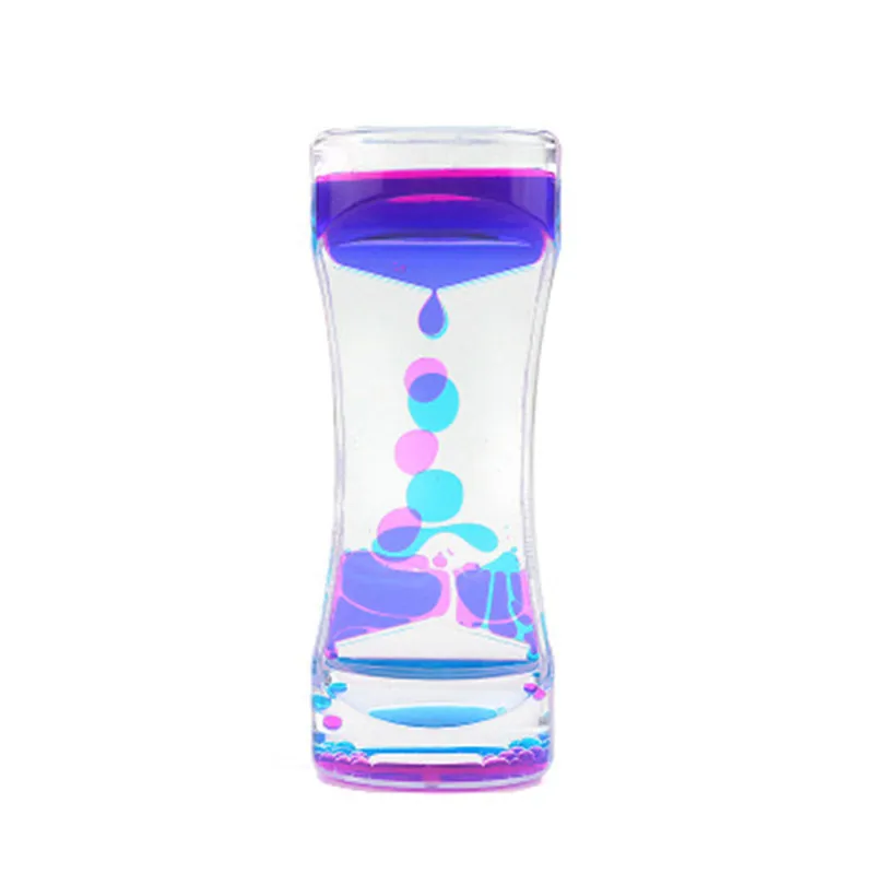 Акриловые песочные часы украшение для стола плавучие с разными цветами