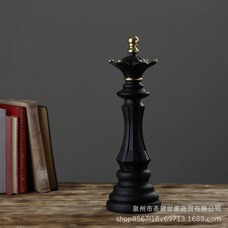 

Resin Statue Board Games Accessories International Chess Home Decor Figurines For Interior Chessmen Decoration For Home
