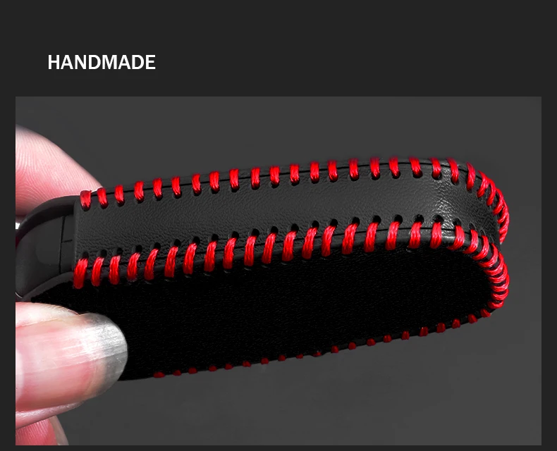 Флип чехол ручной работы из натуральной кожи для автомобильного ключа брелока