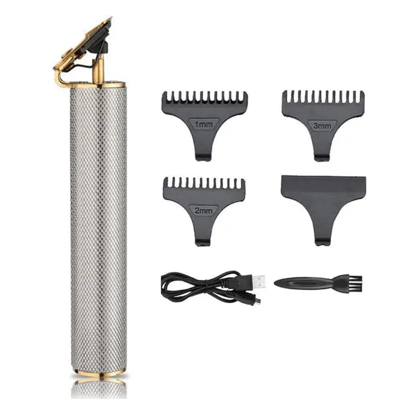 

Professional Hair Clippers Men T-Blade Beard Trimmer Barber Grooming Cordless H05F