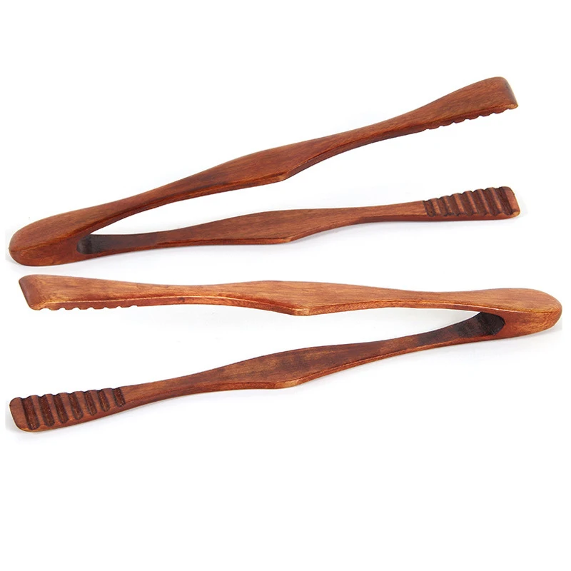

Bamboo Cooking Kitchen Tongs Food BBQ Tool Salad Bacon Steak Bread Cake Wooden Clip Kitchen Utensil Tools Wood Food Tongs