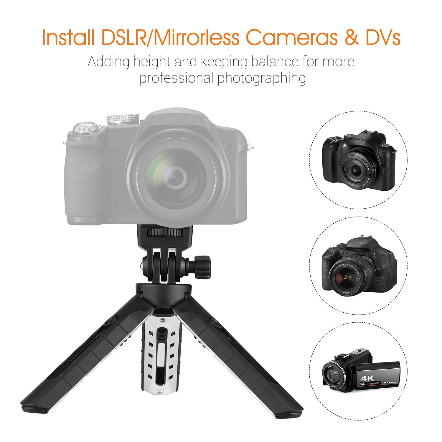 Регулируемый штатив для камеры 5 уровней настольный держатель смартфона iPhone |