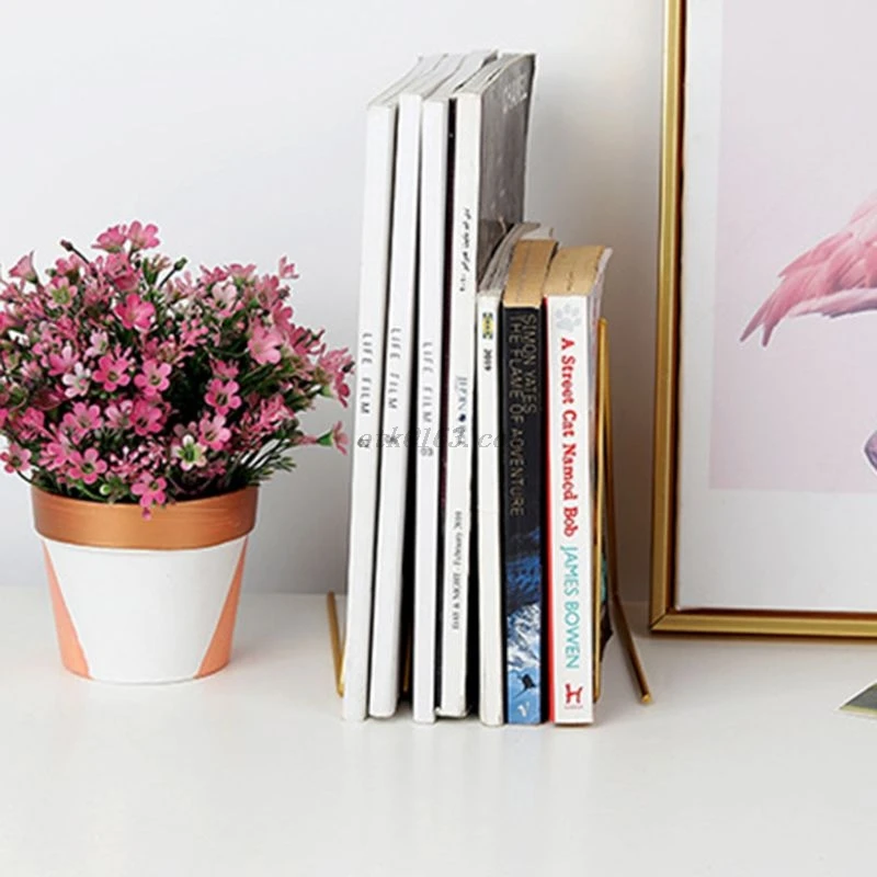 Нордическая треугольная форма простая Подставка для книг настольная стойка