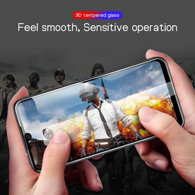Защитное стекло 9D на весь экран для Xiaomi Redmi Note 8T 8 Pro 8A закаленное защитный чехол 7 7A