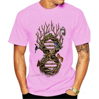 new nature biologic chain t shirt birds owl bee squirrel worm mantis animal printed tshirts oversized men saint valentine day