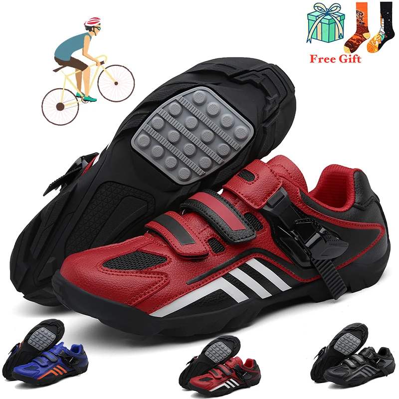 

High quality MTB cycling shoes Men breathable super fiber cycling shoes Road cycling shoes Anti-skid rubber racing cycling shoes