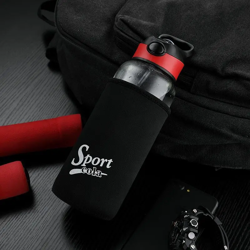 Новый дизайн стеклянной бутылки для воды дорожная посуда напитков портативная