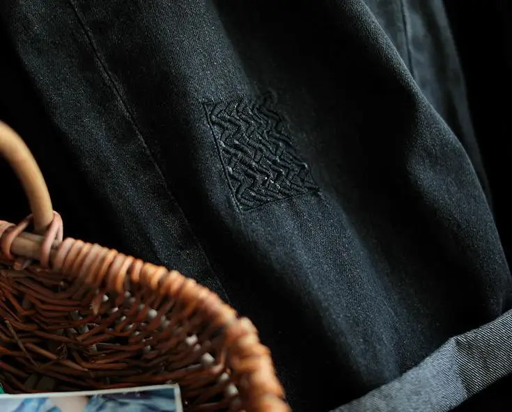 

Ladies Spring And Summer Retro Harem Jeans 2021 New Casual Fashion High Waist Embroidered Trousers Casual Style M-xxl