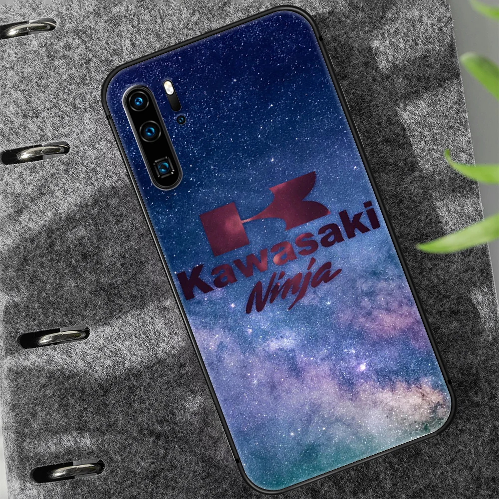 

Japan brand Kawasaki Phone Case For Huawei P Mate 10 20 30 40 Lite Pro smart Z 2019 nova 5t black Prime Fashion Cover Pretty