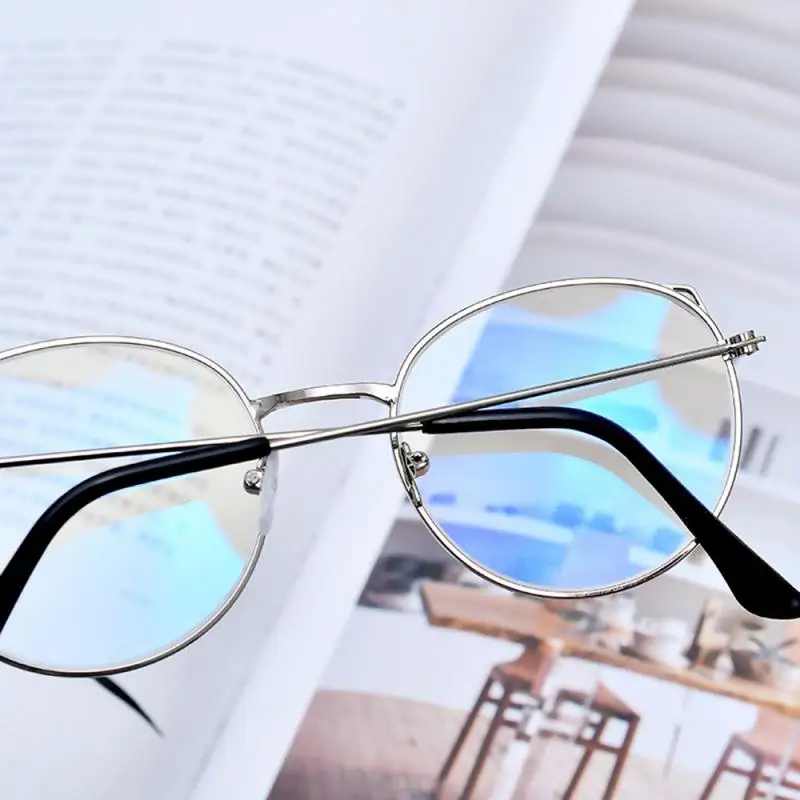 Новинка модные женские очки Плоские линзы корейские кошачьи ушки Ретро стиль