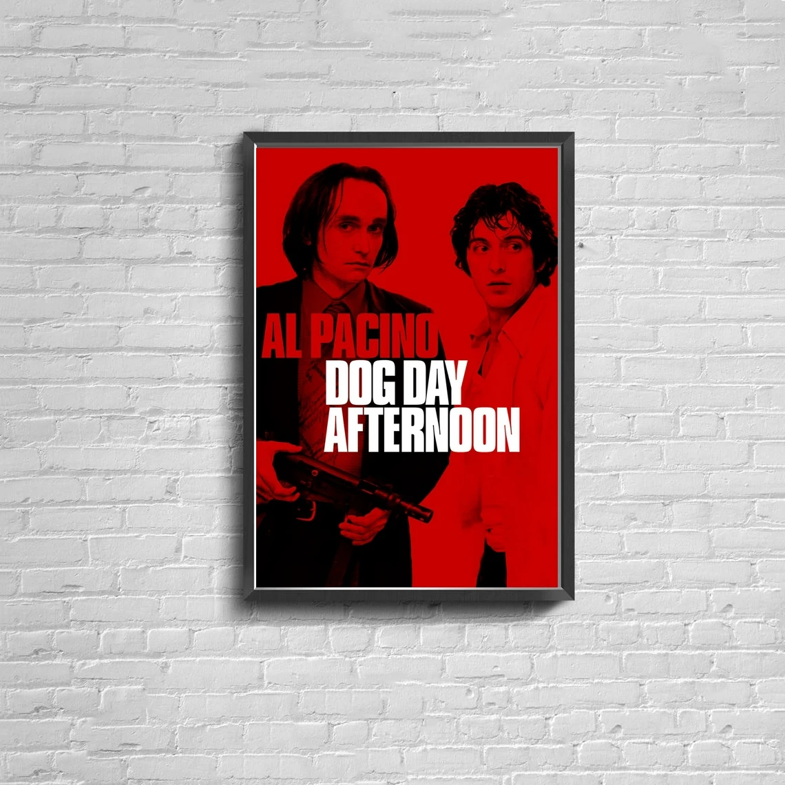 

Dog Day Afternoon Movie Poster (1975) Canvas Print Home Wall Painting Decoration (No Frame)