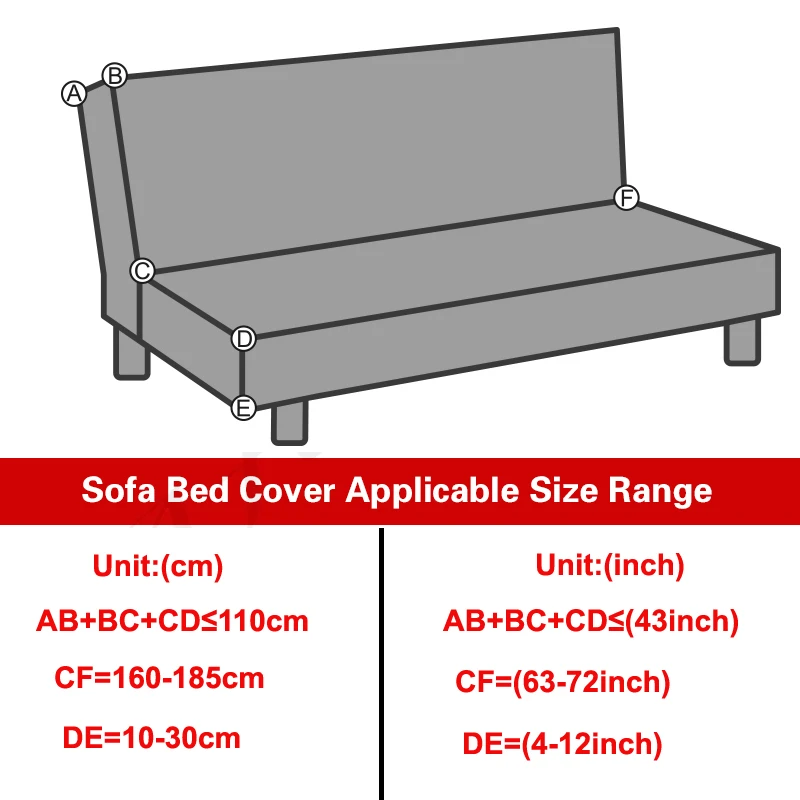 

GeometryTight Wrap Sofa Bed Cover No Armrest Plaid All-inclusive Folding Couch Cover Modern Decoration Slipcover for Pets 1pc