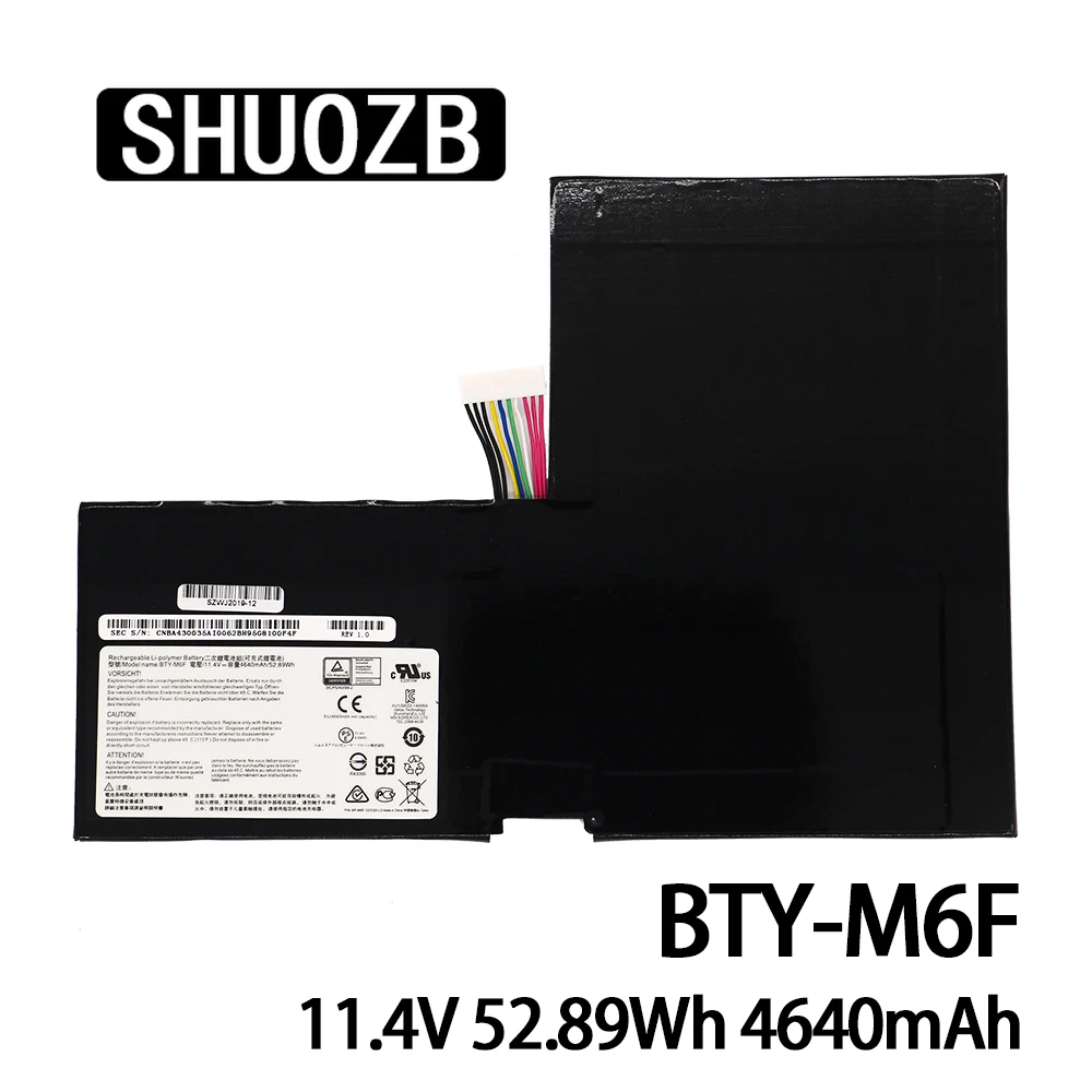 Аккумулятор для ноутбука MSI GS60 2PL 2QE 6QE 6QC 11 4 в 52.89Wh 4640 мАч | Компьютеры и офис