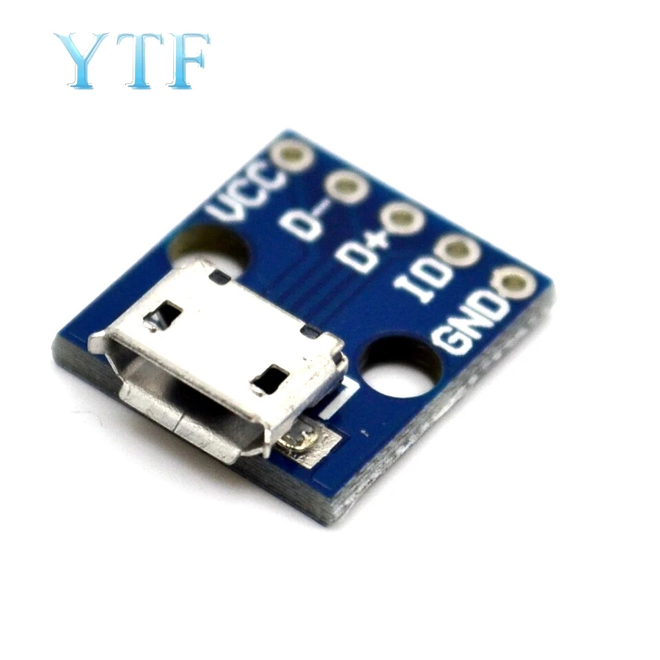 5 шт./лот MCU micro USB интерфейс база силовой трансформирующий хлебная плата в модуль