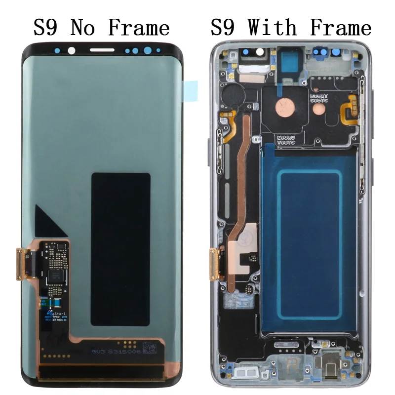 Для SAMSUNG GALAXY S9 G960F S9Plus G965F новый супер AMOLED экран ЖК дисплей сенсорный дигитайзер