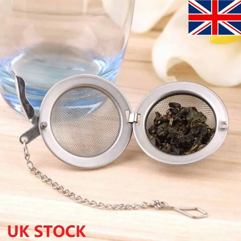Чай шарик для заварки сетки с отрывными листами травы фильтр многоразовые Сталь
