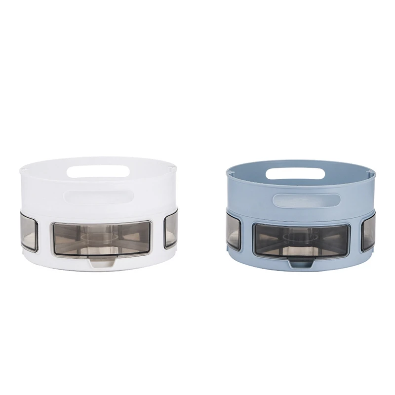 

Lazy Susan Turntable Cabinet Organizer Rotating Spice Rack Kitchen Rotating Seasoning Box Household Spice Organizer