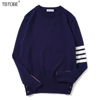 2021 new mens wool sweater france korea four line tbtobe high quality sheeps wool pullovers spring winter style warm fashion