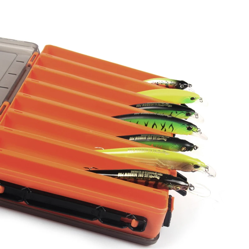 1 шт. портативный двухсторонний ящик для рыболовных снастей Многофункциональный