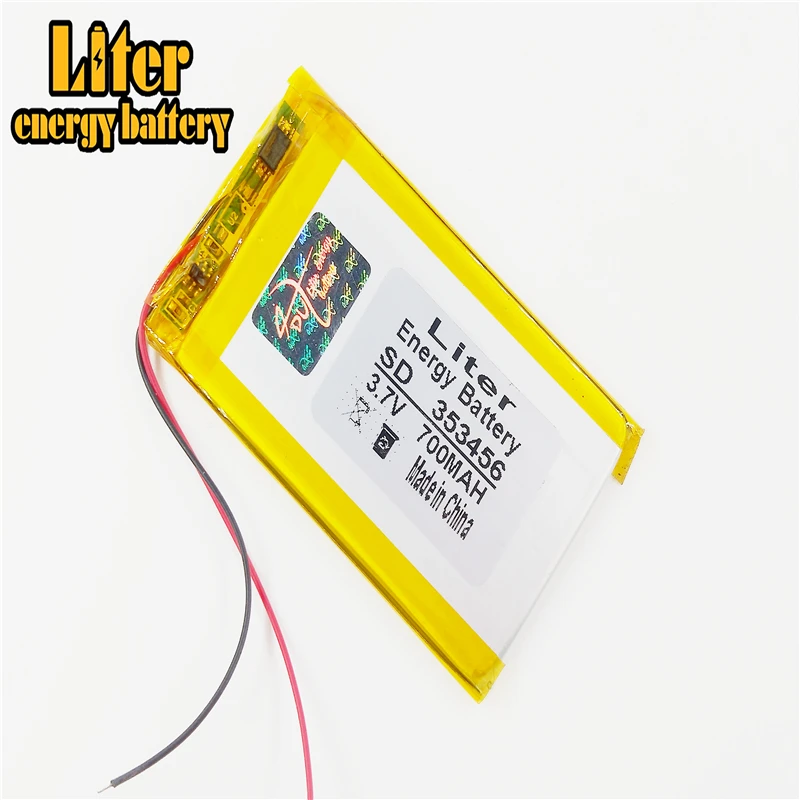353456 3 7 V 700mah литий полимерный аккумулятор с защитной платой для Bluetooth GSP цифровых