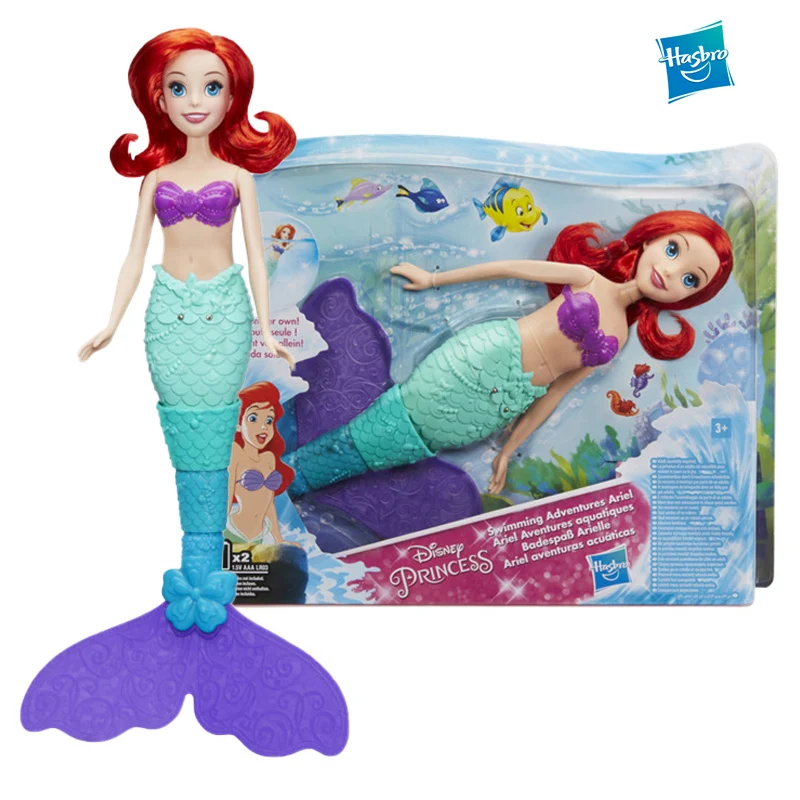 

Cute 14Cm Hasbro Mermaid Dolls Swimming Ariel Mermaid Princess Girl Bathing Dolls Anime Figure Toys For Girls Birthday Gift