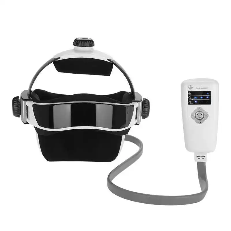 

Automatic Infrared Pressure Head Massager Head Vibration Body Relaxation Relieve Stress Promote Sleep Music Massage Helmet