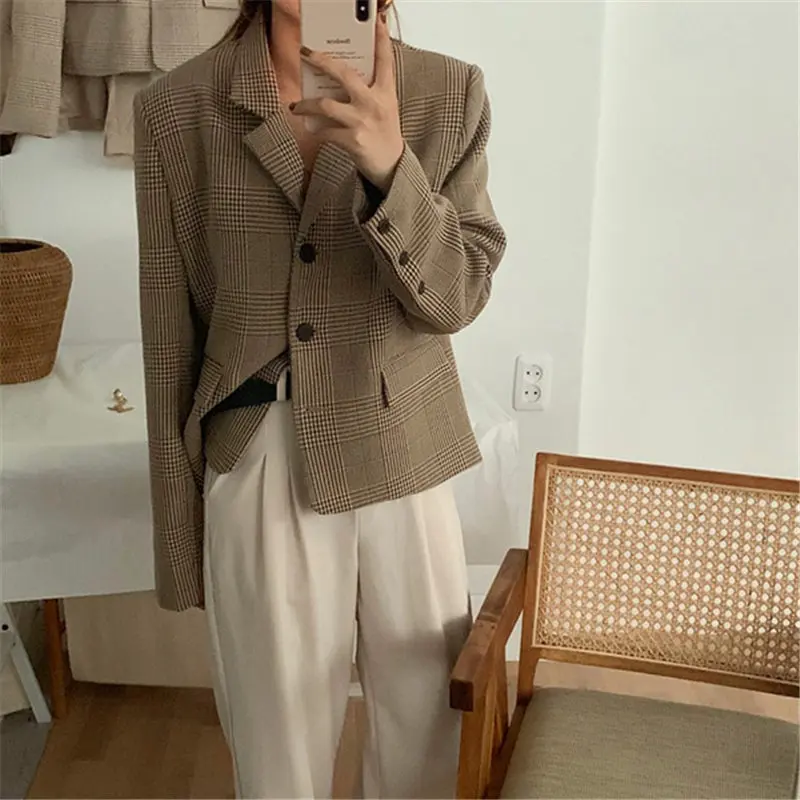 Alien Kitty 2019 шикарный французский новый хаки женский свободный офисный Женский