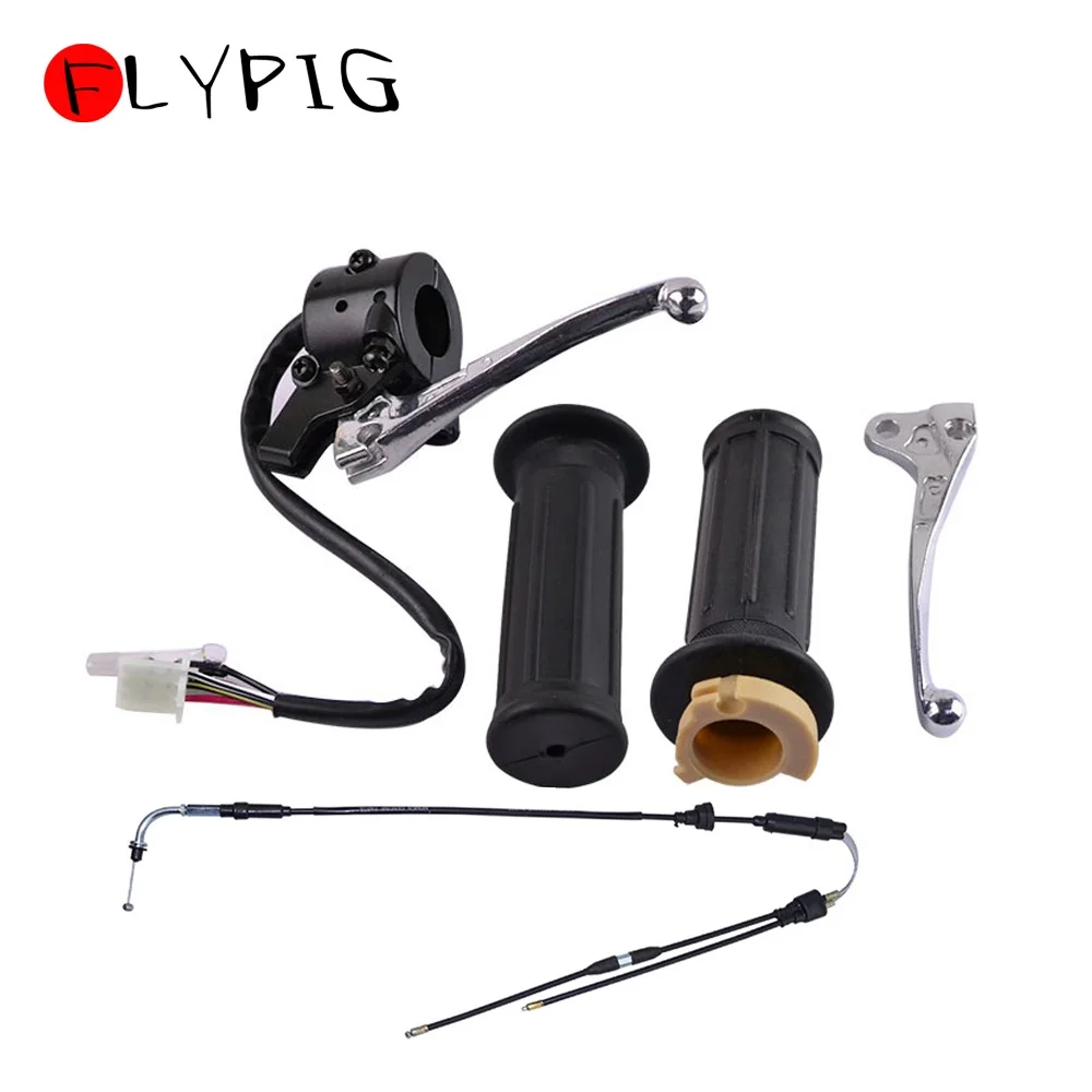 Левый и правый Тормозной дроссельной заслонки трос переключателя рычаг ручки