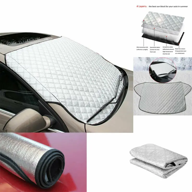 Чехол на лобовое стекло автомобиля защита от снега мороза льда ветрового стекла