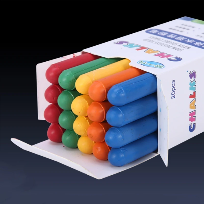 

60 Pcs / Batch of Color Dust-Free Chalk Pens Removable Blackboard Marker Pen Stationery Water-Soluble Chalk