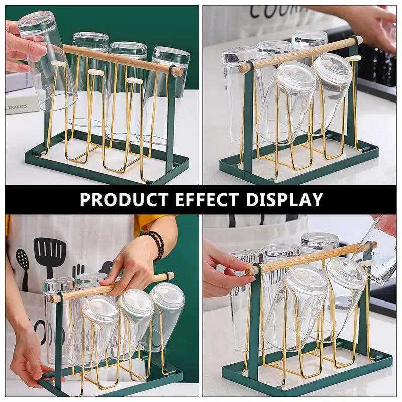 1Pc Durable Exquisite Portable Creative Useful Cup Drying Rack Draining | Дом и сад