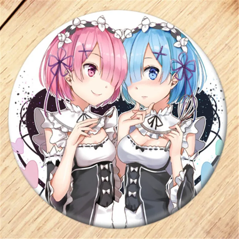 Free Shipping Anime Re:Life in a different world from zero Brooch Pin Badge Accessories For Clothes Backpack Decoration B009 |