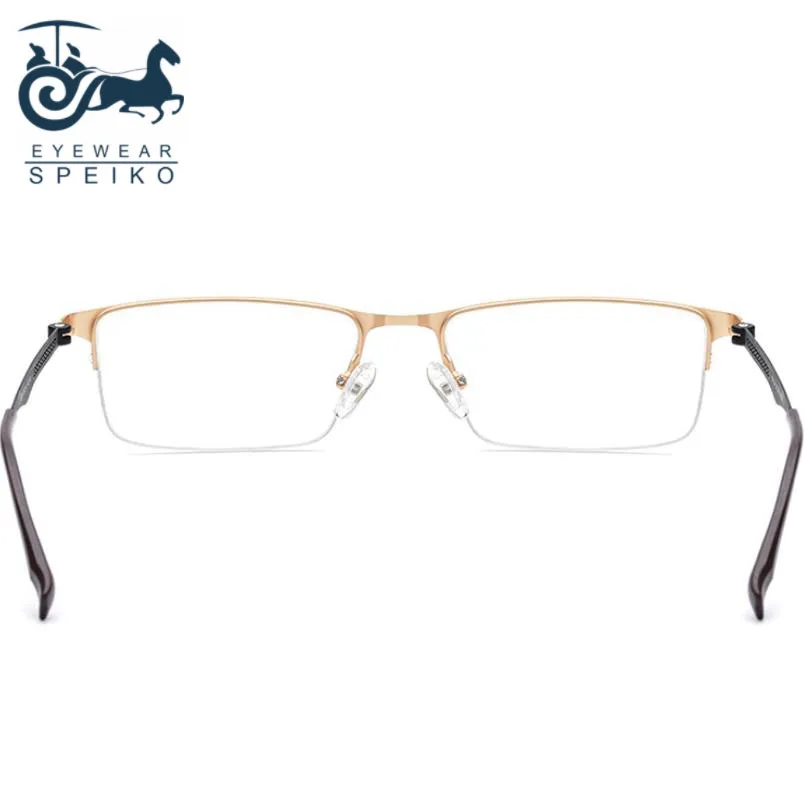 Ультралегкие чисто титановые оправы 19288 мужское в деловом стиле очки могут быть близорукость очки для чтения 1,74 анти-синие линзы