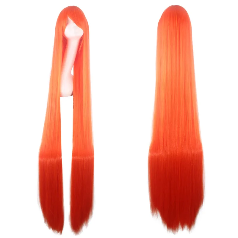 Парик длинный прямой с челкой 150 см 59 дюймов |