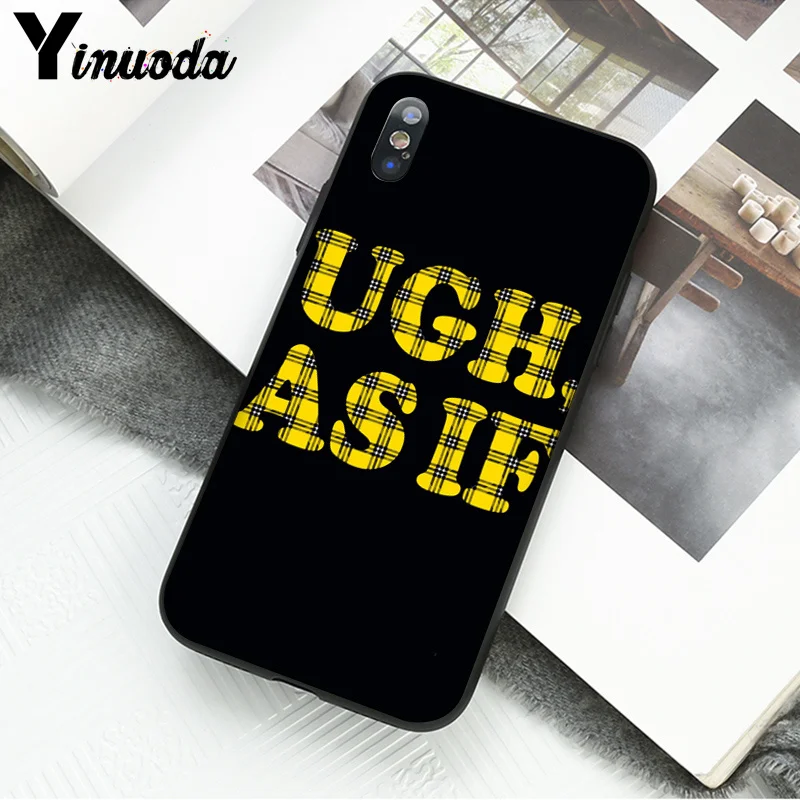 Yinuoda без ключа ugh как если бы цветной милый чехол для телефона Apple iPhone 8 7 6 6S Plus X XS MAX 5