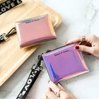 Женский кошелек, кошелек для монет, держатель для кредитных карт с лазерным рисунком, кошельки, мини-кошельки, Женский кошелек для карт, сумка для фото, сумки для хранения денег с ремешком