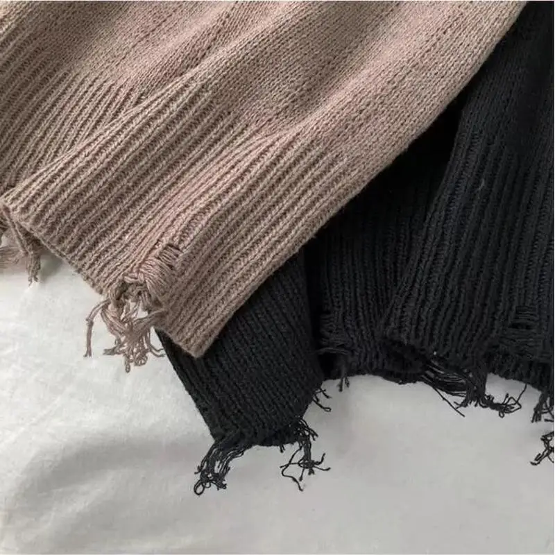 

Men Sweater Vest V-Neck Print Smile Embroidery Asymmetric Lovely Males Leisure Chic Trendy Knitted Student Outwear Vintage Loose