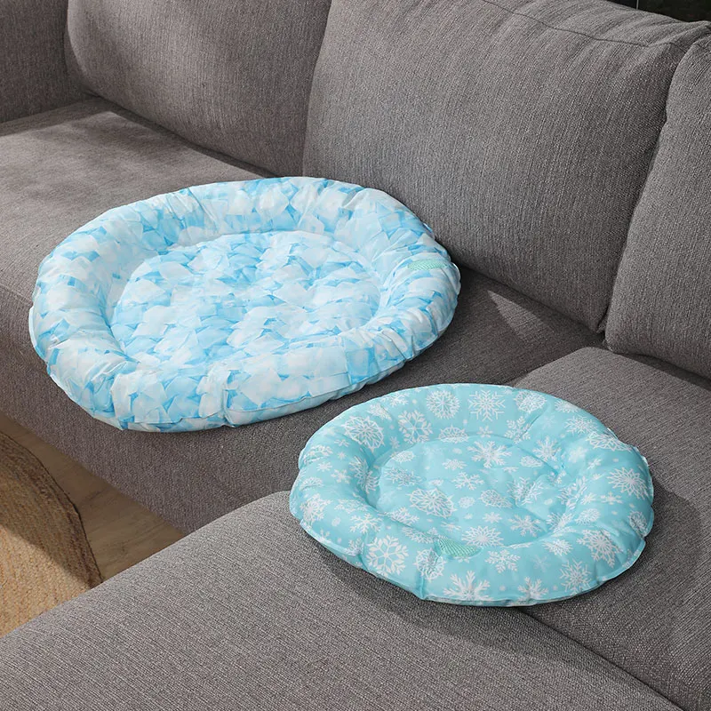 Охлаждающая кровать для собак коврик льда сна кошек питомник щенков