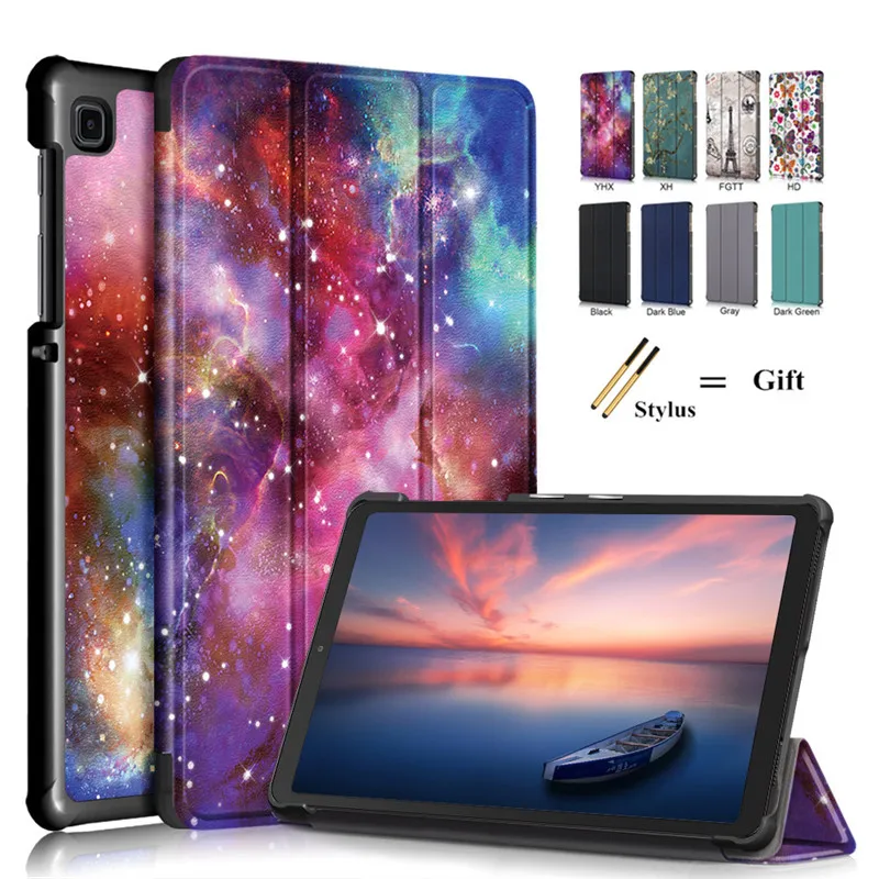 

For Samsung Galaxy Tab A7 lite 8.7 SM-T220 SM-T225 Tablet Case Tri-Fold Hard PC Back cover tab a7 Lite 2021 Magnetic Case Funda